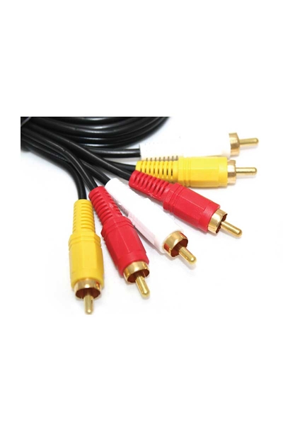 Teknogreen TK3R-010 3Rca-3Rca 10m Kablo - Thumbnail