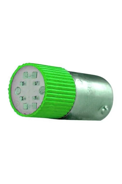 Tork - Tork BA9SC-Y 220V AC/DC Yeşil Buton Led Ampul Tork - Tork BA9SC-Y 220V AC/DC Yeşil Buton Led Ampul