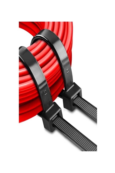 Unify UNF.2.436 100 Adet Siyah Poliamid-66 DNV Onay Belgeli Kilitli Kablo Bağı - Thumbnail