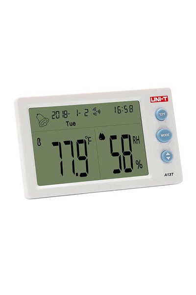 Unit A13T Dijital Saatli Sıcaklık ve Nem Ölçer - Thumbnail