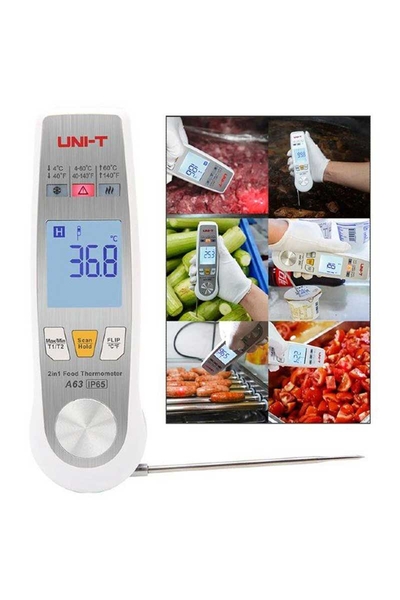 Unit A63 2'si 1 Arada Dijital Gıda Termometresi - Thumbnail