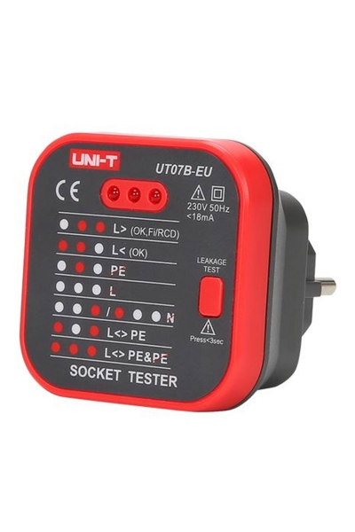 Unit UT07B-EU Priz Test Cihazı - Thumbnail