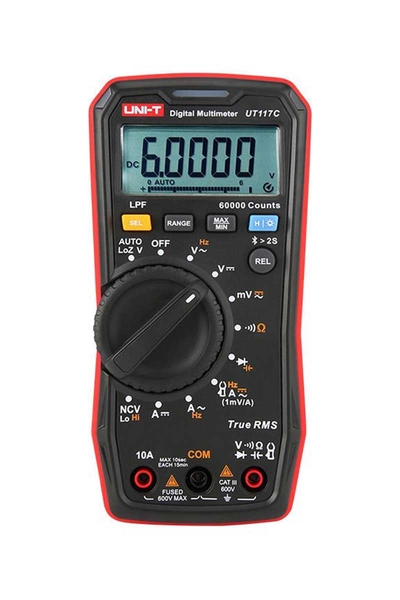 Unit - Unit UT117C Yüksek Hassasiyetli True RMS Dijital Multimetre Unit - Unit UT117C Yüksek Hassasiyetli True RMS Dijital Multimetre