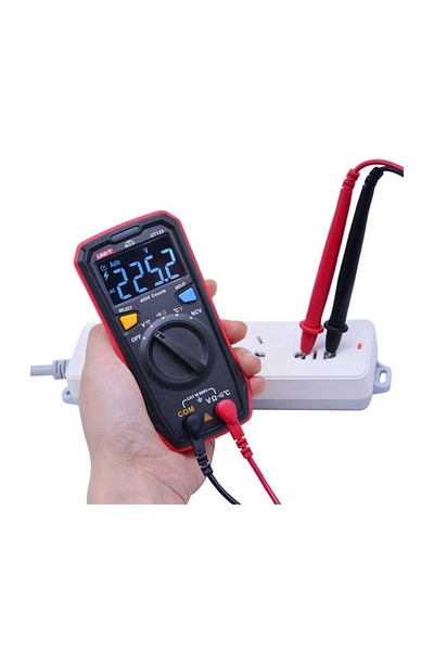Unit UT123 Cepte Taşınabilir Dijital Led Ekranlı Multimetre Ölçü Aleti - Thumbnail