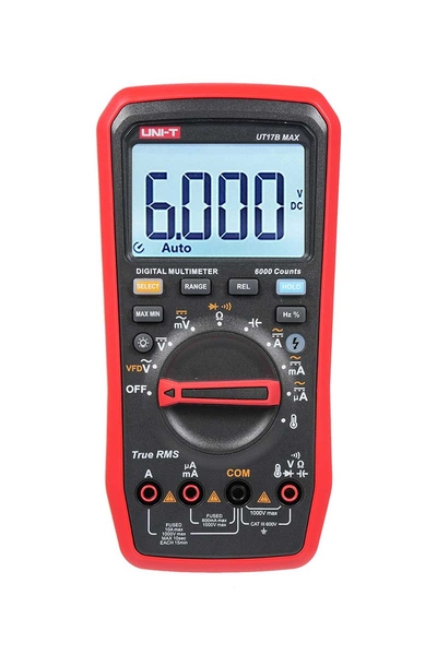 Unit - Unit UT17B MAX True RMS Dijital Multimetre Unit - Unit UT17B MAX True RMS Dijital Multimetre