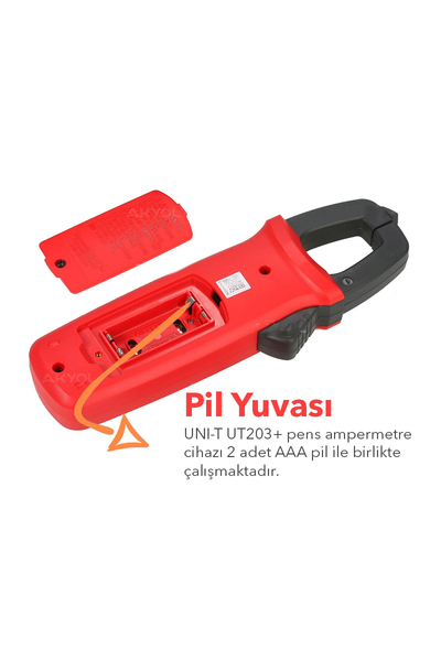Unit UT203+ 400A Dijital Pensampermetre - Thumbnail