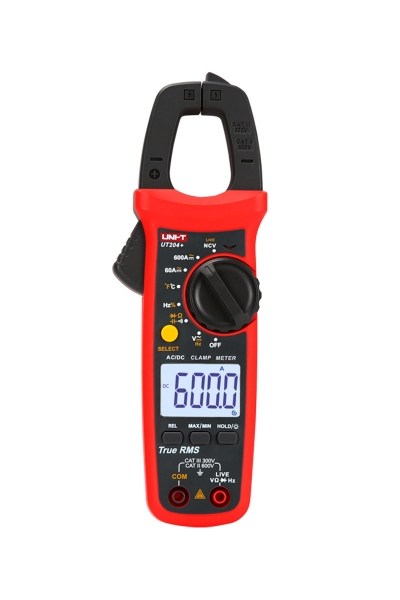 Unit UT204+ 400-600A AC/DC True RMS Pensampermetre - Thumbnail