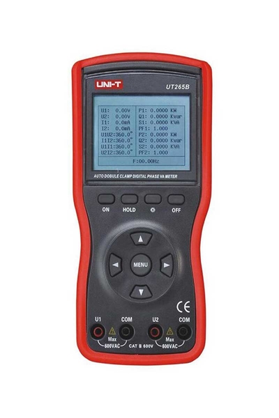 Unit - Unit UT265B Akıllı Tip İki Fazlı Dijital Voltampermetre Unit - Unit UT265B Akıllı Tip İki Fazlı Dijital Voltampermetre