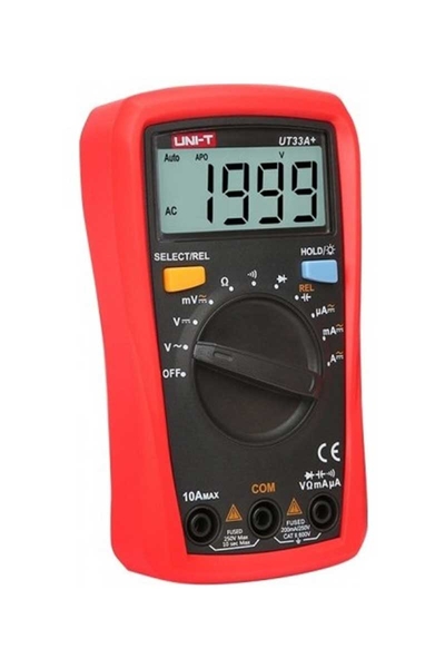 Unit UT33A+ 600V Dijital Multimetre Ölçü Aleti - Thumbnail