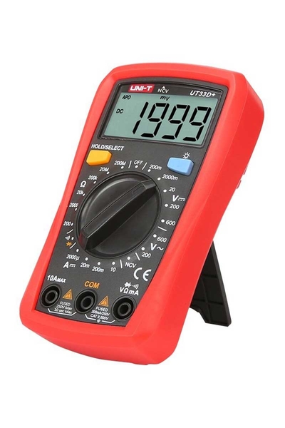 Unit UT33D+ 600V 10A Dijital Multimetre Ölçü Aleti - Thumbnail