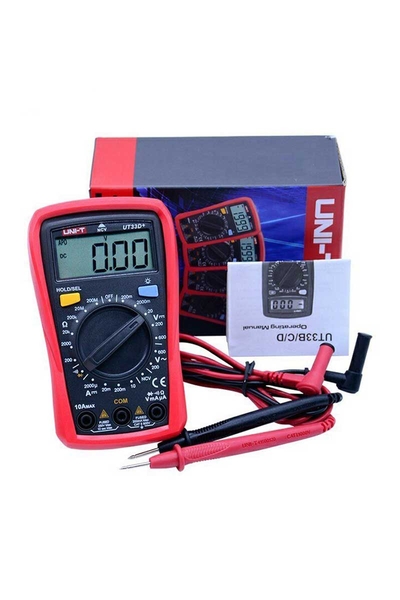 Unit UT33D+ 600V 10A Dijital Multimetre Ölçü Aleti - Thumbnail