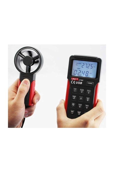 Unit UT362 Dijital Rüzgar Hızı Ölçer Anemometre - Thumbnail