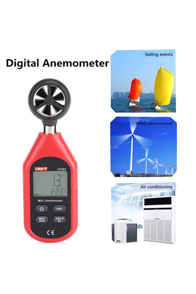 Unit UT363 Mini Dijital Rüzgar Hızı Ölçer Anemometre - Thumbnail
