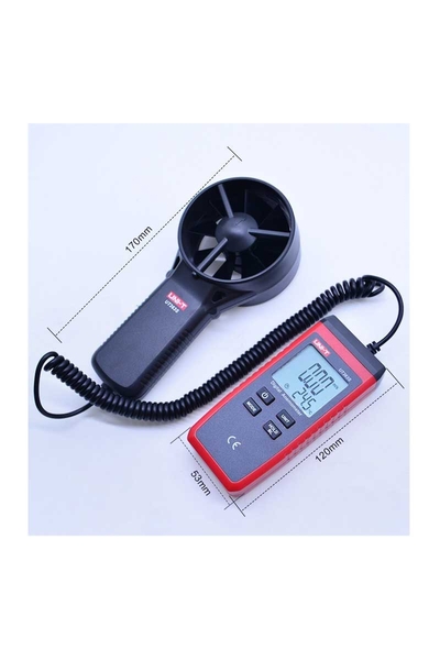 Unit UT363S Mini Dijital Rüzgar Hızı Ölçer Anemometre - Thumbnail