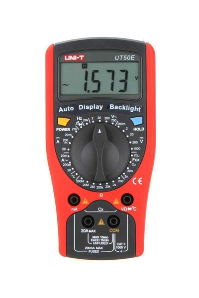 Unit - Unit UT50E Dijital Multimetre Ölçü Aleti Unit UT50E Dijital Multimetre Ölçü Aleti - Thumbnail