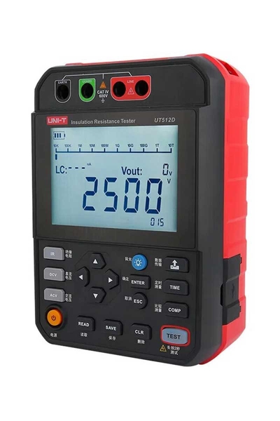 Unit UT512D 2.5kV Yalıtım İzolasyon Direnci Test Cihazı - Thumbnail