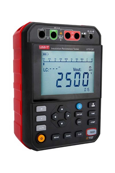 Unit - Unit UT512E 2.5kV Yalıtım İzolasyon Direnci Test Cihazı Unit UT512E 2.5kV Yalıtım İzolasyon Direnci Test Cihazı - Thumbnail