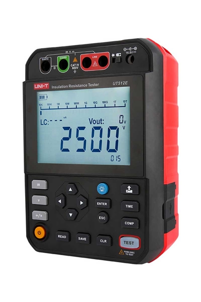 Unit - Unit UT512E 2.5kV Yalıtım İzolasyon Direnci Test Cihazı Unit UT512E 2.5kV Yalıtım İzolasyon Direnci Test Cihazı - Thumbnail