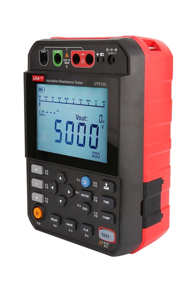 Unit UT513C 5kV Yalıtım İzolasyon Direnci Test Cihazı - Thumbnail