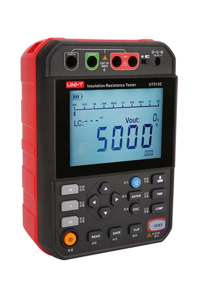 Unit UT513C 5kV Yalıtım İzolasyon Direnci Test Cihazı - Thumbnail