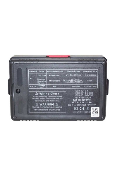 Unit UT582+ Dijital RCD Test Cihazı - Thumbnail