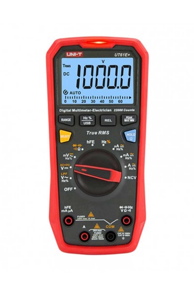 Unit UT61E+ 1000V True RMS Dijital Multimetre Ölçü Aleti - Thumbnail