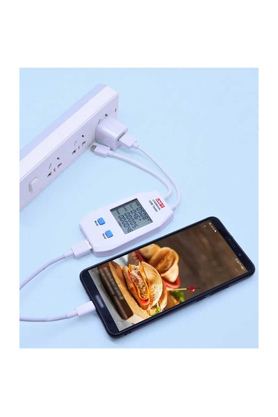 Unit UT658DUAL Çift Çıkışlı Usb Akım Gerilim Test Cihazı - Thumbnail