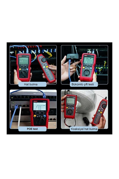 Unit - Unit UT685B KIT TDR Poe Kablo Test Cihazı Unit UT685B KIT TDR Poe Kablo Test Cihazı - Thumbnail
