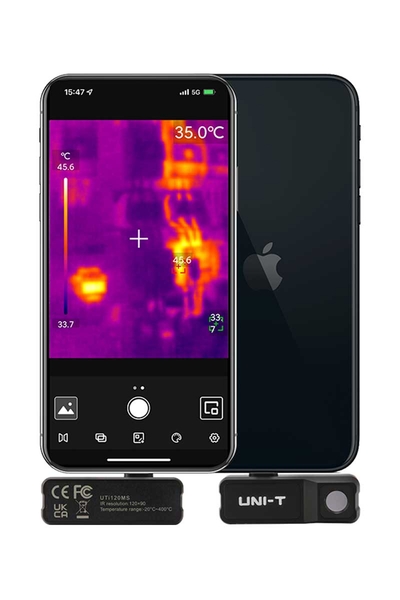 Unit - Unit UTi120MS IOS Uyumlu Akıllı Telefon Termal Kamera Modülü Unit UTi120MS IOS Uyumlu Akıllı Telefon Termal Kamera Modülü - Thumbnail