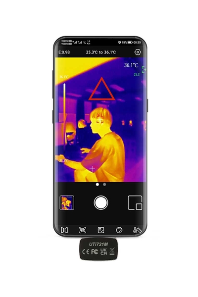 Unit - Unit UTi721M Akıllı Telefon Termal Görüntüleyici Kamera Unit UTi721M Akıllı Telefon Termal Görüntüleyici Kamera - Thumbnail