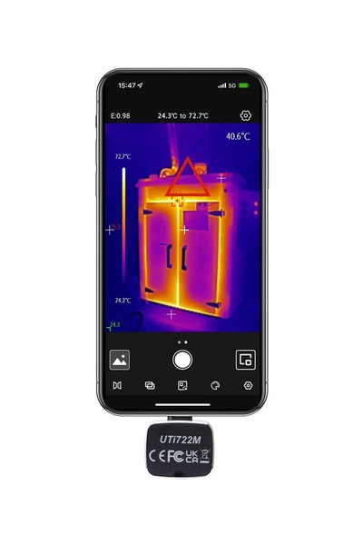 Unit - Unit Uti722M Akıllı Telefonlar için Termal Kamera Unit Uti722M Akıllı Telefonlar için Termal Kamera - Thumbnail