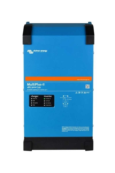 Victron PMP242505010 MultiPlus-II 5000VA İnverter Şarj Cihazı Victron PMP242505010 MultiPlus-II 5000VA İnverter Şarj Cihazı