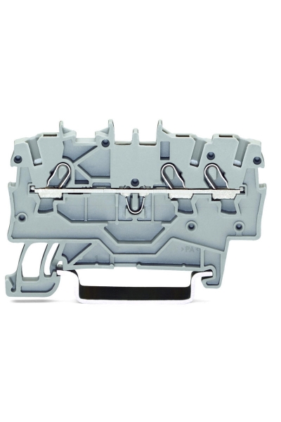 Wago - Wago 2000-1301 100 Adet 1.5mm2 Gri 3 İletkenli Ray Klemens