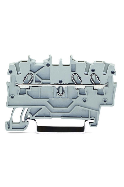 Wago - Wago 2000-1304 100 Adet 1.5mm2 Mavi 3 İletkenli Ray Klemens