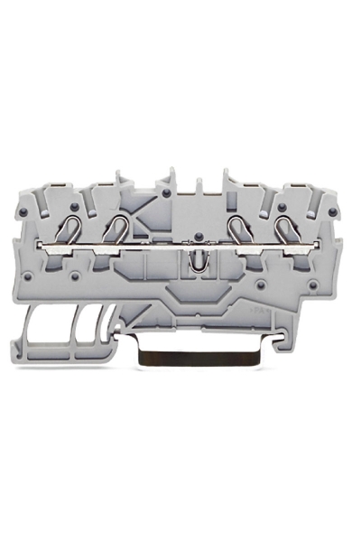 Wago - Wago 2000-1401 100 Adet 1.5mm2 Gri 4 İletkenli Ray Klemens