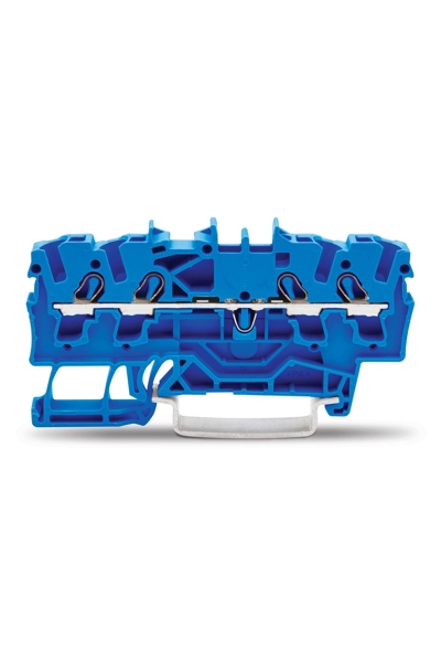 Wago - Wago 2000-1404 100 Adet 1.5mm2 Mavi 4 İletkenli Ray Klemens