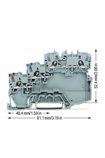 Wago 2000-5311 50 Adet 1.5mm2 3 İletkenli Sensör Klemensi - Thumbnail