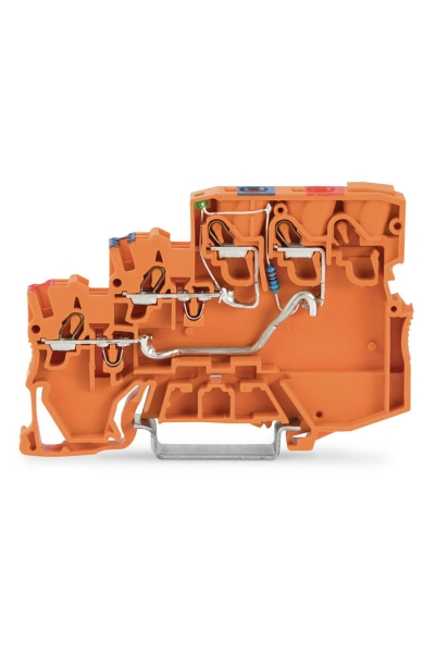 Wago 2000-5352/1102-953 15 Adet 3 İletkenli Ledli Sensör Besleme Klemensi - Thumbnail