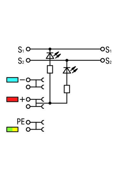 Wago 2000-5410/1101-951 50 Adet 1.5mm2 4 İletkenli Sensör Klemensi - Thumbnail