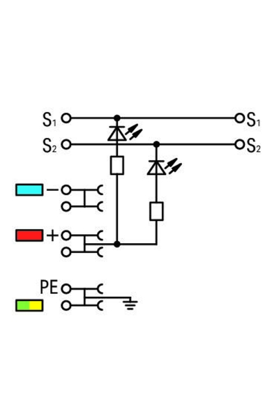 Wago 2000-5417/1101-951 50 Adet 1.5mm2 NPN 4 İletkenli Sensör Klemensi - Thumbnail