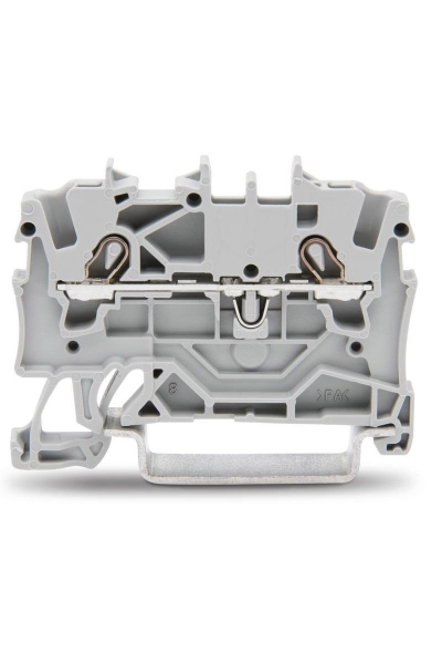 Wago - Wago 2001-1201 100 Adet 2.5mm2 Gri 2 İletkenli Ray Klemens