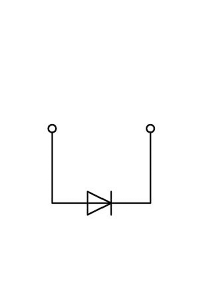 Wago 2001-1211/1000-410 100 Adet 1 Giriş 1 Çıkış Diyotlu Klemens - Thumbnail