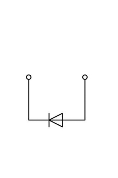 Wago 2001-1211/1000-411 100 Adet 1 Giriş 1 Çıkış Diyotlu Klemens - Thumbnail