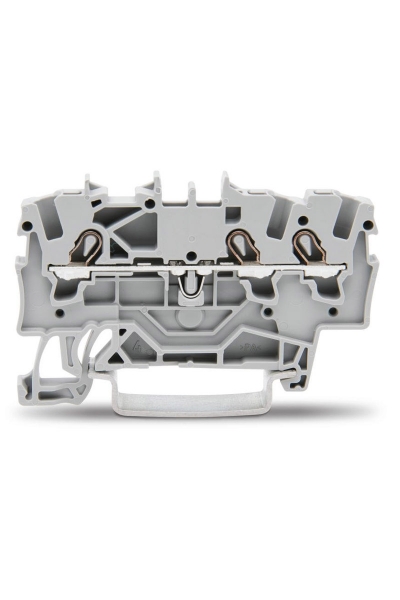 Wago - Wago 2001-1301 100 Adet 2.5mm2 Gri 3 İletkenli Ray Klemens