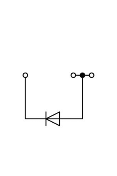 Wago 2001-1311/1000-411 100 Adet 1.5-2.5mm2 1 Giriş 2 Çıkış Diyotlu Klemens - Thumbnail