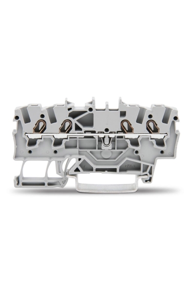 Wago - Wago 2001-1401 100 Adet 2.5mm2 Gri 4 İletkenli Ray Klemens