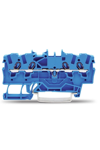 Wago - Wago 2001-1404 100 Adet 2.5mm2 Mavi 4 İletkenli Ray Klemens