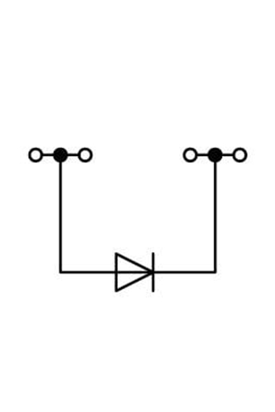 Wago 2001-1411/1000-410 100 Adet 1.5-2.5mm2 2 Giriş 2 Çıkış Diyotlu Klemens - Thumbnail