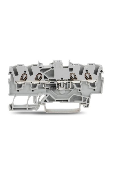 Wago - Wago 2001-1411/1000-410 100 Adet 1.5-2.5mm2 2 Giriş 2 Çıkış Diyotlu Klemens