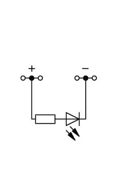 Wago 2001-1421/1000-434 100 Adet 1.5-2.5mm2 2 Giriş 2 Çıkış Ledli Klemens - Thumbnail